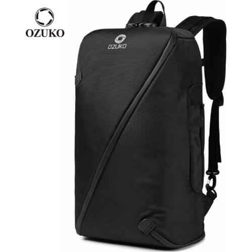 OZUKO New Design Anti Theft Men Backpack Light Weight Male Laptop Backpacks Mens Waterproof Travel Bag College Student Schoolbag