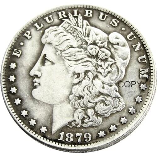 US 1879-CC Morgan Dollar Silver Plated Copy Coin