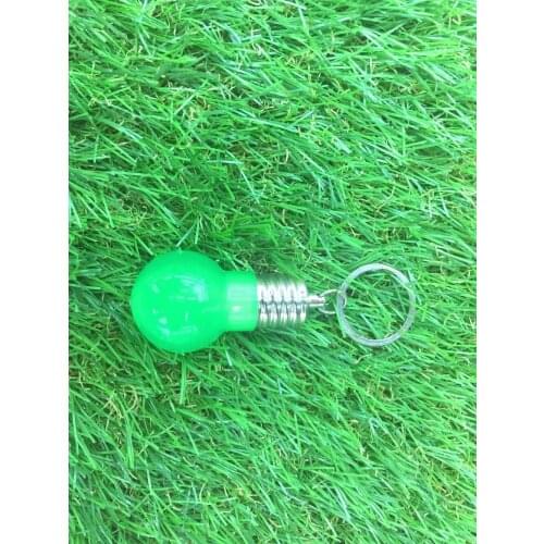 LED christmas birthday flashing colorful light bulb key chain creative toys gifts pendant novelty accessories wholesale
