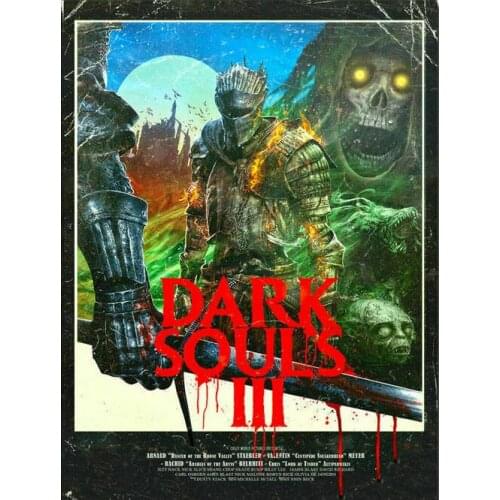 Dark Souls 3 Game Art Film Print Silk Poster Home Wall Decor 24x36inch