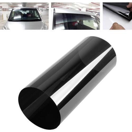 20cm x 150cm Car Window Tint Film Tinting VLT Black UV-Proof Scratch Resistant for Auto glass Car accessories Interior styling