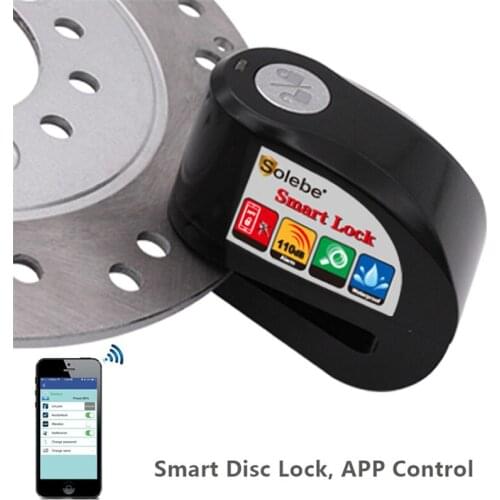 Bicycle Mountain Bike Electric Bike Motorcycle Smart Disc Brake Alarm Lock Mountain Bike Alarm Lock Anti-theft Disc Brake Lock
