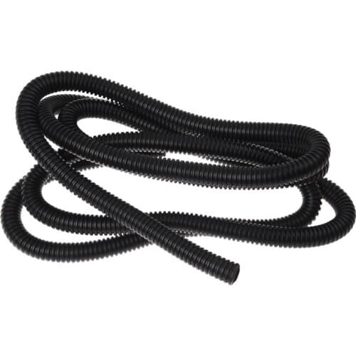 Electric Wire Protector 1/2" Dia Corrugation Tubing Pipe 6.5Ft