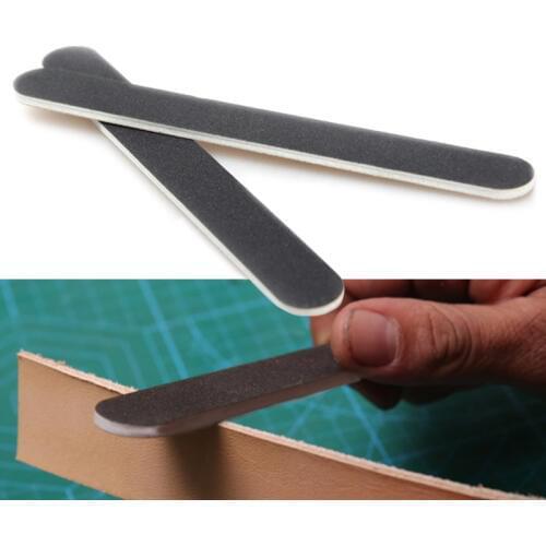 1/5 Pcs Black Leather Edge Polishing Bar Burnishing Edge Finishing Grinding DIY Leather Craft Working Tool