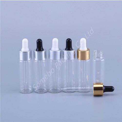 200pcs Empty Dropper 30ml Bottles Glass Essential Oil Liquid Aromatherapy Pipette Perfume Container