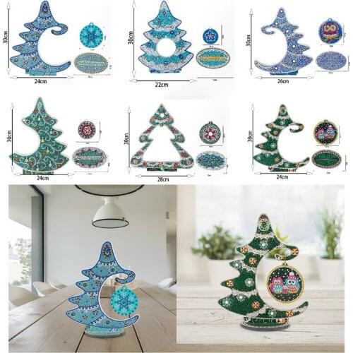 2022 New Year Home Decor DIY Diamond Painting 5D Mosaic Crystal Christmas Tree Craft Diamond Painting Kit Home Ornaments Gifts
