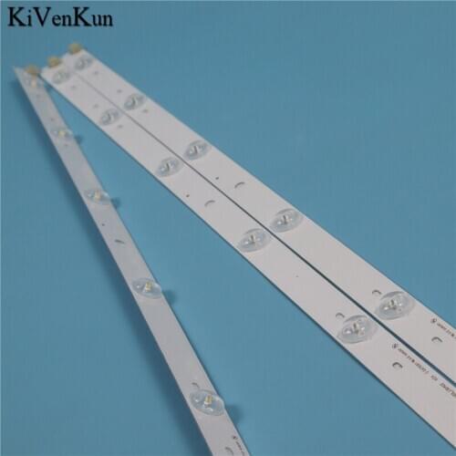 3PCS Brand New 627mm TVs LED Backlight Strips For Toshiba SVT320AF5_P1300_6LED_REV03_130402 LED TV Bars Bands Rulers Array Tape