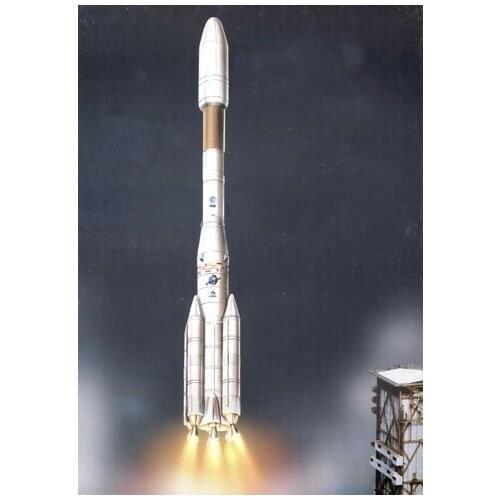 3D Paper Model Ariane 4 Puzzle Student Manual DIY Origami Class Aerospace Science and Technology Toy