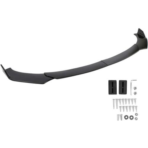 4pcs Car Front Bumper Lip Splitter Body Shovels Guard Universal Auto Modified Accessory Plastic Auto Mirror Accessories