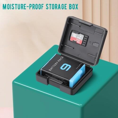 Protective Storage Battery for GoPro Hero 9 8 7 6 5 4 Session Xiaomi Yi MiJia OSMO Camera Accessorie