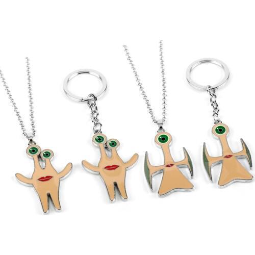 Animation Trinket Parasyte Necklace Novelty jewelery Alloy Pendant Necklaces for Women Men Link Chain Trendy Necklace