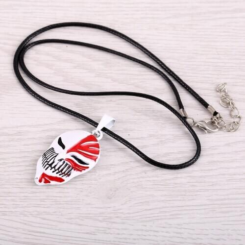 Anime Bleach Metal Necklace can dropshipping Charm Pendant Cosplay Accessories Jewelry Gift