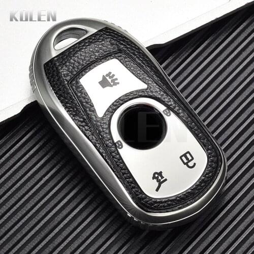 TPU Leather Type Car Key Case Cover Fob For Opel Astra J K Corsa For Buick Encore ENvision GL6 GL8 20 28T Lancrosse Accessories