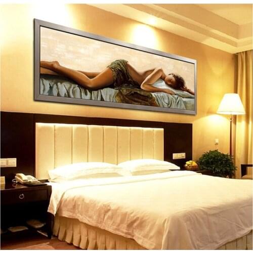 Diy 5d full square round diamond painting mosaic landscape Diamond painting decoration sexy beauty Diamond EmbroideryZP-2095