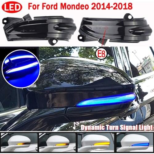 For FORD MONDEO MK5 2014-2019 MK V 5 LED Dynamic Car Blinker Side Mirror Marker Turn Signal Light Lamp Accessories
