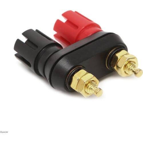 Dual 4mm Banana Plug Jack Socket Binding Post for Speaker Amplifier Terminal Damom