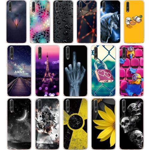 K case cover for huawei p20 pro case back cover silicone 360 full protective P 20 pro Coque etui clear