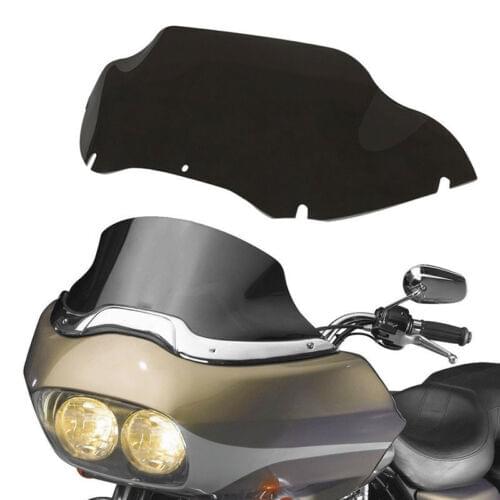 Motorcycle 9.5'' Black Windshield Windscreen For Harley Road Glide FLTR FLTRX 1989-2013