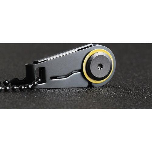 Mini Zipper Knife Utility knife Outdoor Survival EDC Gadget Keychain Pendant Pocket Knife