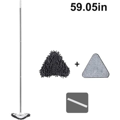 Multifunctional Triangle Mop Lazy Dust Mop Household Dusting Mop Window Cleaning Car Cleaning Mop Glass Wiper Cleaning Tool
