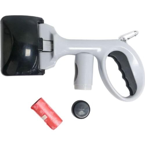 Portable Dog Pooper Scooper Cat Toilet Cleaning Shovel Outdoor Long Handle Jaw Poop Scoop Cleaning Clip Pet Litter Pickup