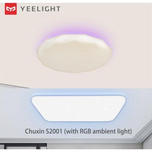 Yeelight Colorful Side Light Edition Chuxin S2001 Ceiling Light Smart Ceiling Lamp Ra95 Dimmable RGB Colored Ambient Light