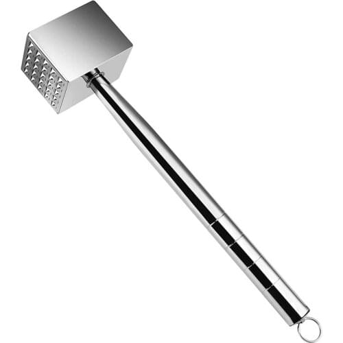 Meat Tenderizer,Meat Tenderizer Tool Stainless Steel,Heavy Duty Meat Mallet,Meat Pounder for Tenderizing Steak/Chicken
