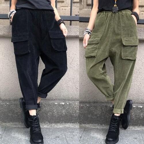 Unimmye Women's Corduroy Trousers