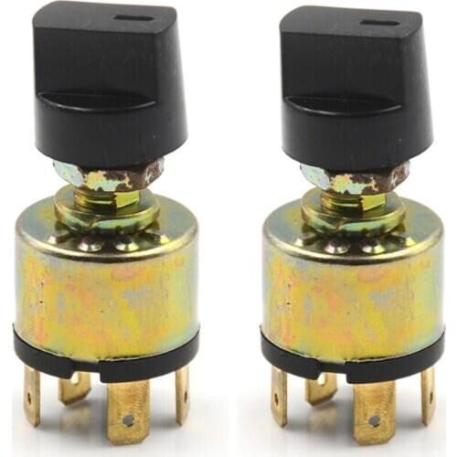 1PCS Universal 10A 24VDC/6A 120VAC Auto Fan 4 Position 3 Way Selector Rotary Switch Refitting Auto Air Condition Switch