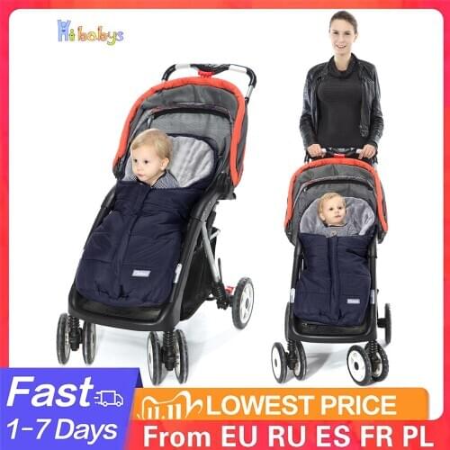 Windproof Baby Sleeping Bag In The Stroller Infant Extract Envelope For Sleep Comfortable Stroller Footmuff In The Winter