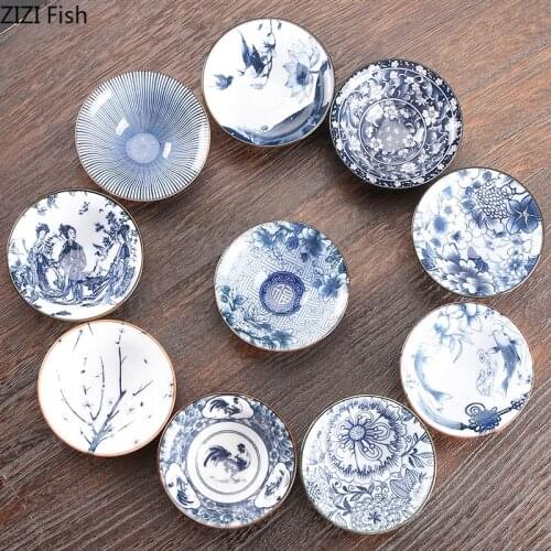 10pcs Blue and White Porcelain Tea Cup Ceramics Kung Fu Tea Cup Green Tea Tieguanyin Teacup Chinese Tea Ceremony Exquisite Gifts