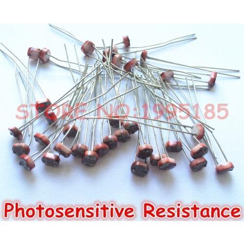 200Pcs/Lot GL5549 5549 Diameter Of 5MM Photosensitive Resistance Photoelectric Detection Photoelectric Switch Components