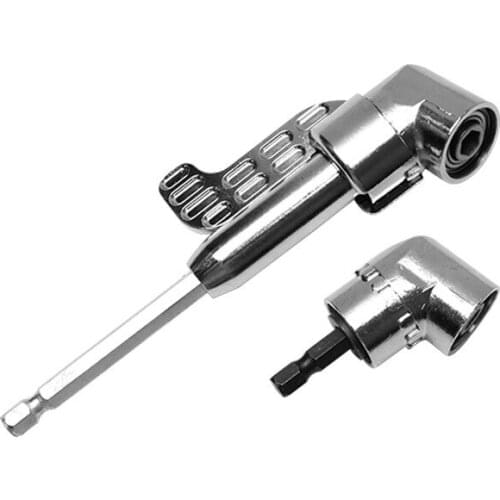 2pcs 105 Degree Angle Screwdriver Socket Holder Adapter Extension Hex Shank Drill Bit Angle Driver Screwdrivers Bits Power Tool