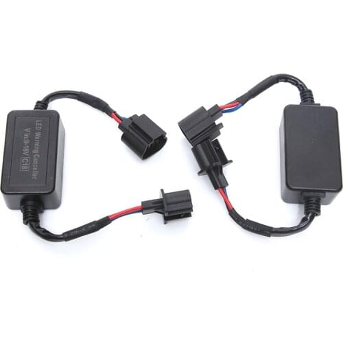 2x Super Canbus H1 H3 H4 H7 H8 H11 9005 9006 Adapter EMC Warning Car LED Decoder Canceller Headlight Fog Light DRL IC No Error