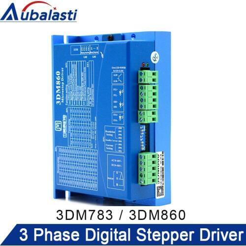 3 Phase Digital Stepper Motor Driver 3DM783 3DM860 Input Voltage DC30-110V AC24-80V Match With 86 Stepping Motor