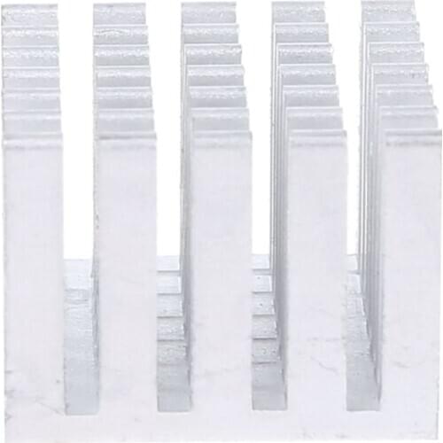 5Pcs 20x20x15mm Cooling Accessories DIY Heatsink CPU GPU IC Memory Chip Aluminum Heat Sink Extruded Cooler Radiator