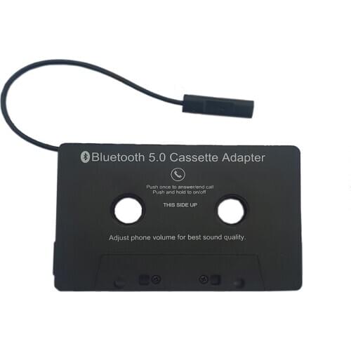 VAORLO Cassette Adapter Bluetooth 5.0 Receiver Converter Car Tape Audio Cassette For Aux Adapter Smartphone Cassette Adapter