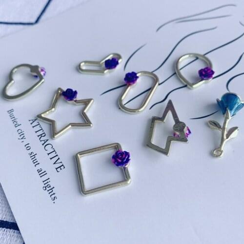 DIY jewelry accessories temperament all-match with rose border pendant jewelry accessories materials