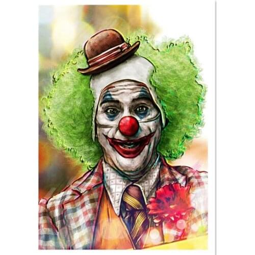 5D full square drill DIY Diamond Painting Hello Mr. Clown 3D Diamond Embroidery Cross Stitch Needlework Home Decor gift