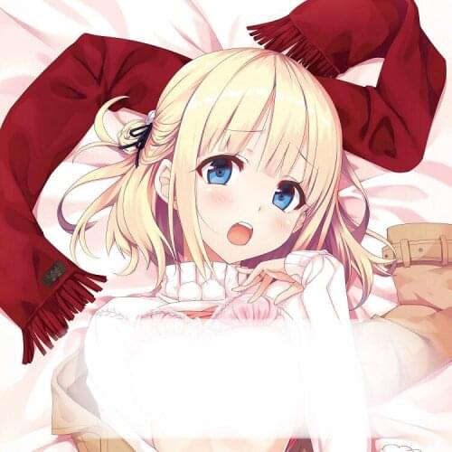 Anime Maitetsu Hinai Paulette Girl Dakimakura Hugging Body Pillow Case Long Otaku Cushion Cover Cosplay High Quality Decorative