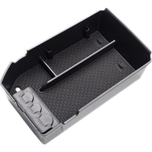 Car Center Console Organizer Storage Box Interior Accessories Interior Armrest Storage Box for Hyundai Tucson 2019