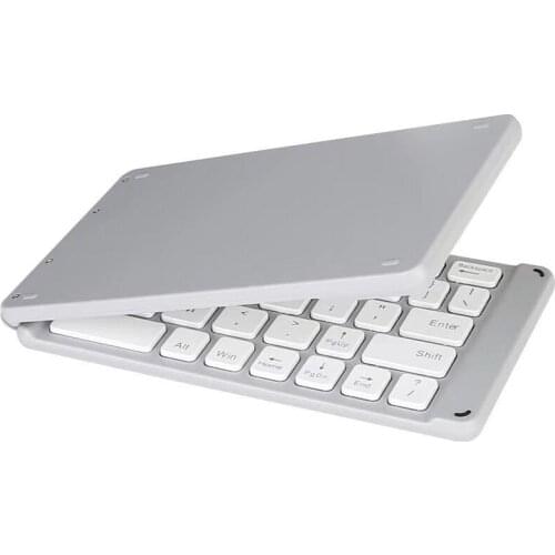 Wireless Bluetooth-compatible Foldable Keyboard Portable Folding Keypad For IOS Android Windows PC Tablet Ipad Phones English