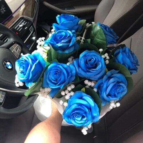 The Bouquet (Red) by Bond Lee & MS Magic,9 Flowers - Magic Trick,gimmicks,close Up Magic,Stage Magia Porps,Toys Classic Magie