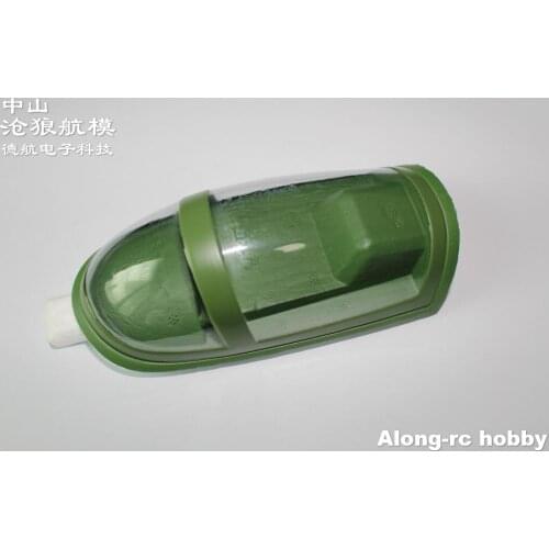 Freewing 64mm EDF 64 jet Lippisch P.15 Diana Plane Spare Part ---Plastic Cover Canopies with Foam Battery cover