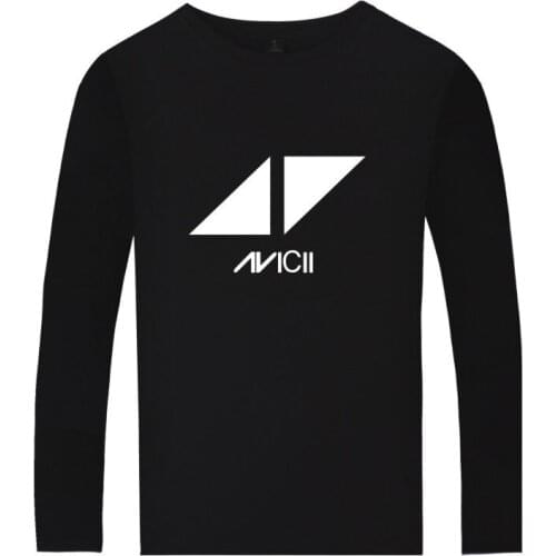 DJ avicii T Shirt Men/Women Fashion Long Sleeve T-Shirt Spring Summer Streetwear T Shirts Hip Hop Tshirt Tops Brand Clothes