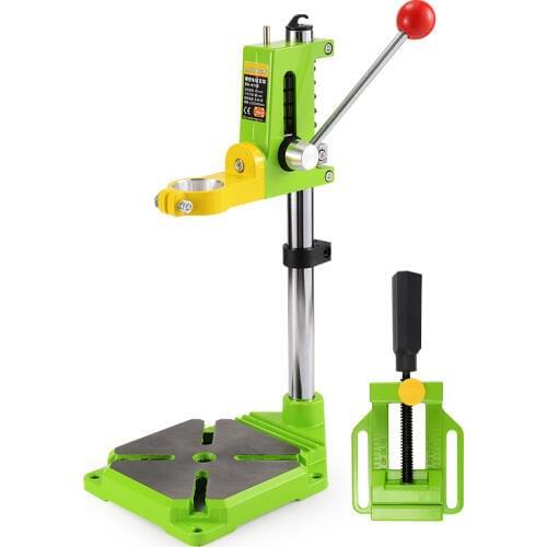 Multi-function Universal Bench Drill Stand/Press Mini Electric Drill Carrier Bracket 360 Degree Rotating Fixed Frame Workbench
