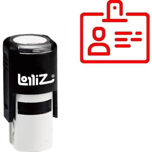 LolliZ Id Self-Inking Rubber Stamp - Modern Symbol Series