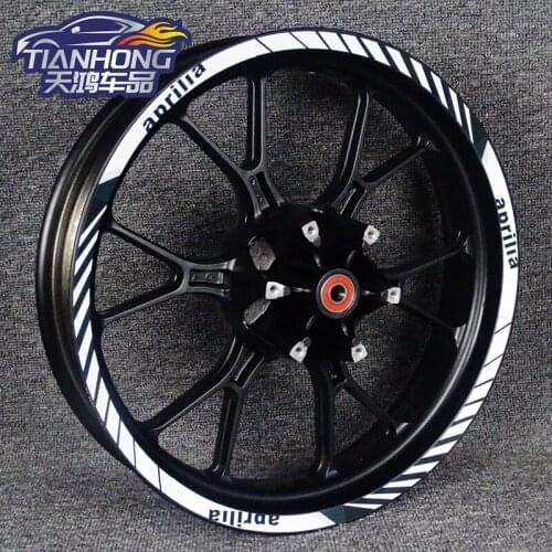 Motorcycles are suitable for original wheels in Apulia GPR125 150 modified 17-inch wheels rim stickers personalized waterproof r