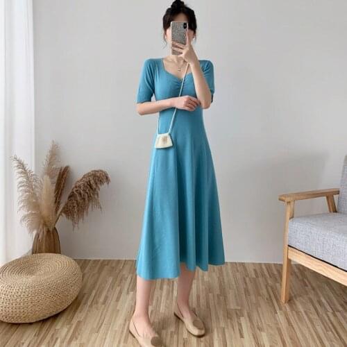 MVJT DAIR Summer Knitted Dresses