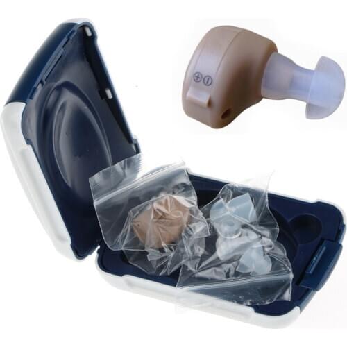 NEW good quality In-ear Amplifier MINI Hearing Aid Invisible Aids device Adjustable Tone ear care tools Deaf Hear Aid